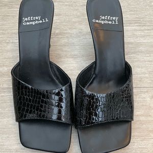 Jeffrey Campbell Mr. Big heels in black